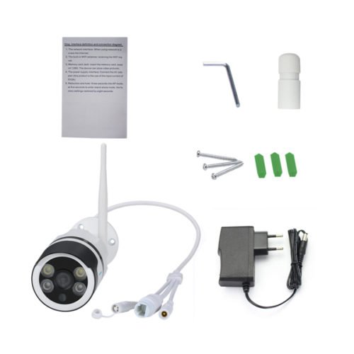 ESCAM QF508 1080P Wireless IP Camera Waterproof Surveillance Security Cameras Infrared Bullet Camera 10