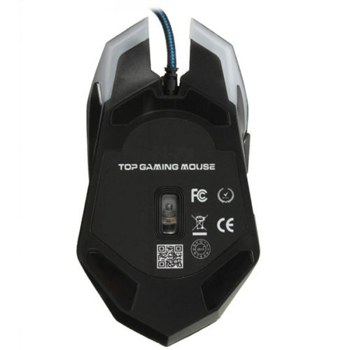 7 LED Colorful Optical 2400DPI 6 Buttons USB Wired Gaming Mouse 8