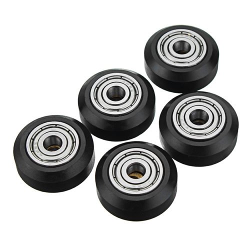 TEVO® 5Pcs One Pack 3D Printer Part POM Material Big Pulley Wheel with Bearings for V-slot 2