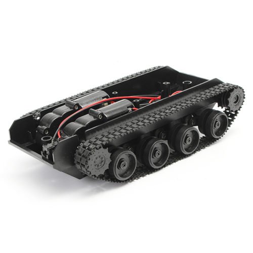 3V-7V DIY Light Shock Absorbed Smart Tank Robot Chassis Car Kit With 130 Motor For Arduino SCM 2