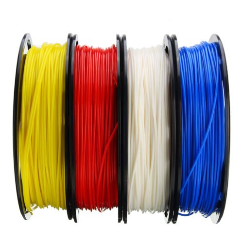 CCTREE® Blue+White+Yellow+Red Color 200g/Roll 1.75mm PLA Filament Kit for 3D Printer Reprap 2