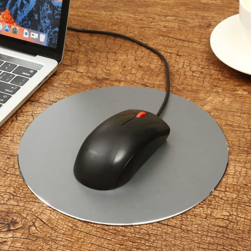 Aluminium Alloy CNN Mouse Pad 22cm /8.66" Round Shaped Gaming Mousepad 7