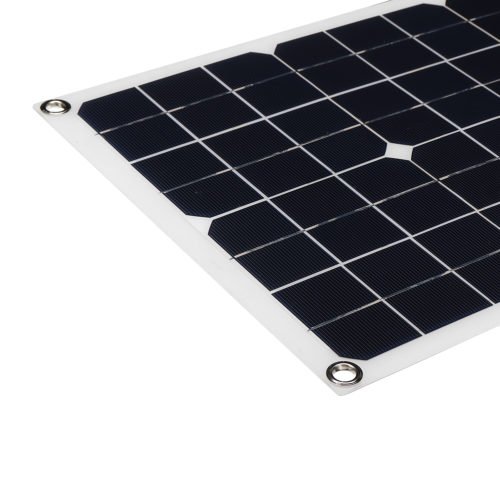 20W 430*280*2.5mm Monocrystalline Solar Panel with 18V DC Plug & 5V USB Output High Efficiency & Light Weight 5