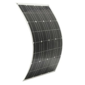 80W 12V Semi Flexible Waterproof Solar Panels With 1.5m Cable