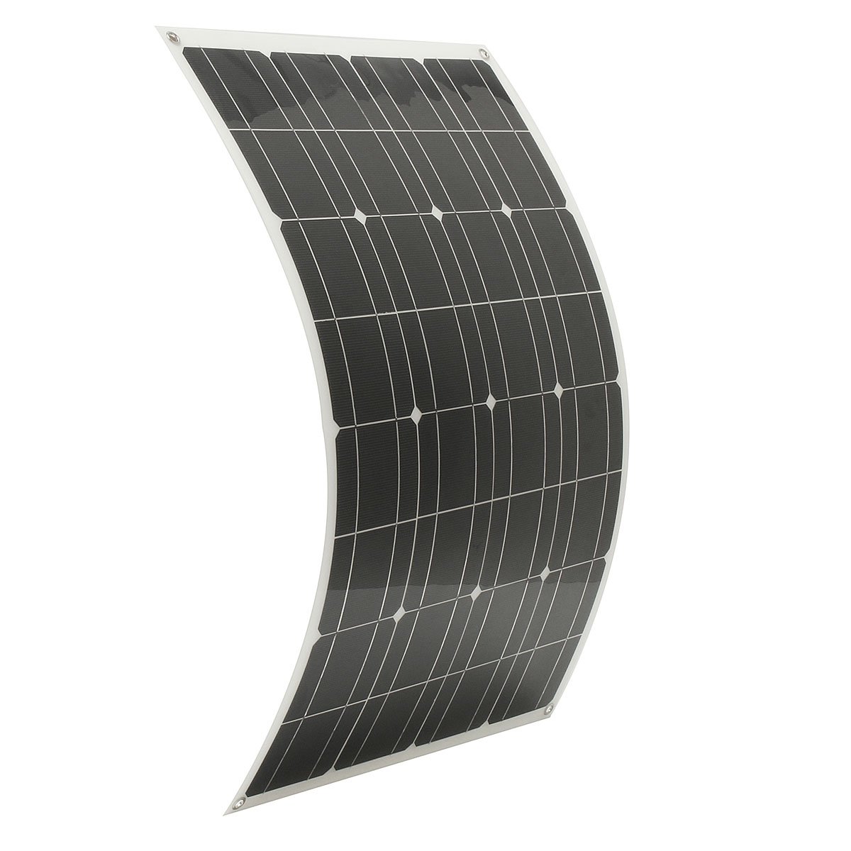 80W 12V Semi Flexible Waterproof Solar Panels With 1.5m Cable 1