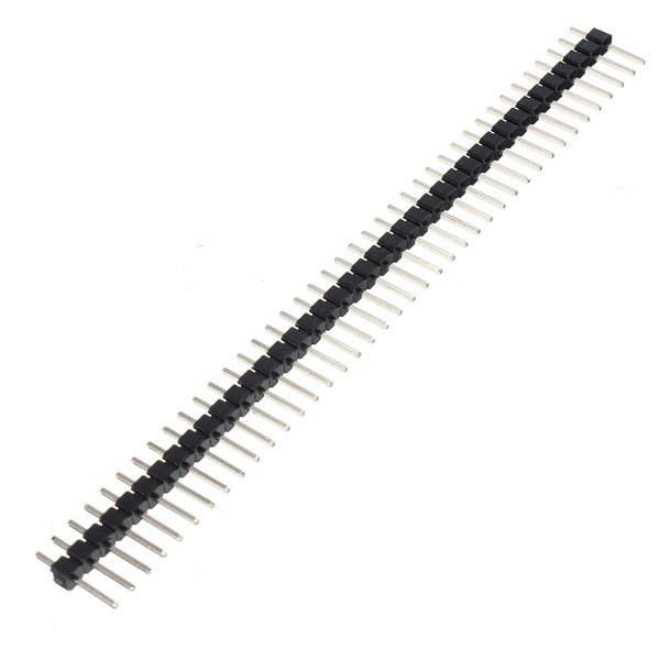 50 Pcs 40 Pin 2.54mm Single Row Male Pin Header Strip For Arduino Prototype Shield DIY 2 50 Pcs 40 Pin 2.54mm Single Row Male Pin Header Strip For Arduino Prototype Shield DIY - Image 2