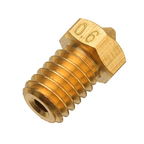 TRONXY® V6 0.2/0.3/0.4/0.5/0.6/0.8mm M6 Thread Brass Extruder Nozzle For 3D Printer Parts 32