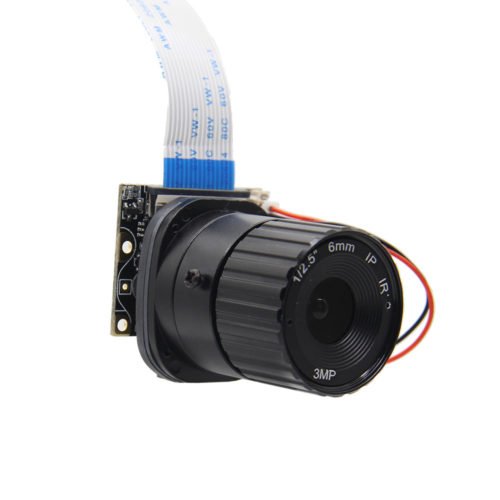 6mm Focal Length Night Vision 5MP NoIR Camera Board With IR-CUT For Raspberry Pi 4