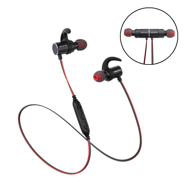 Awei AK8 In-ear IPX4 Waterproof Magnetic Hall Sensor Bass Stereo Bluetooth Earphone With Mic 1 Awei AK8 In-ear IPX4 Waterproof Magnetic Hall Sensor Bass Stereo Bluetooth Earphone With Mic