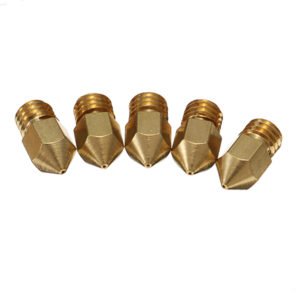Creality 3D® 5PCS 0.4mm Copper M6 Thread Extruder Nozzle For 3D Printer