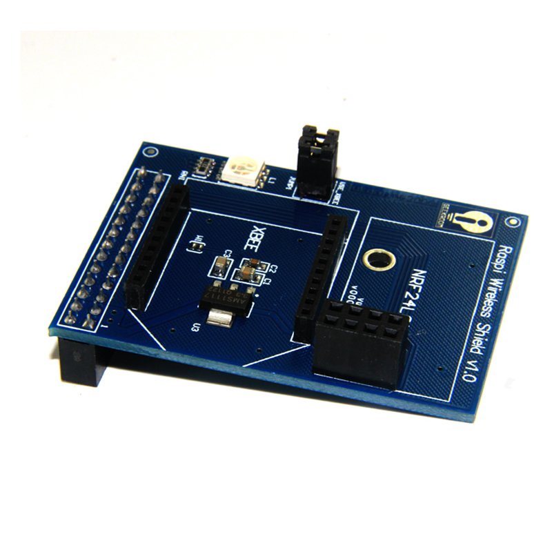 Wireless Shield Board for Raspberry Pi Support Zigbee-Xbee NRF24L01 NRF24L01+RFM12B-D DIY Part 1