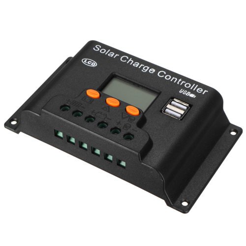 Solar Charge Controller | Large LCD Display | Dual USB Output 3