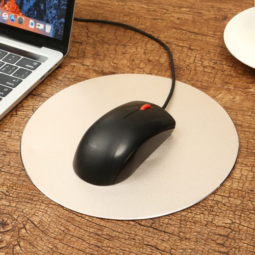 Aluminium Alloy CNN Mouse Pad 22cm /8.66" Round Shaped Gaming Mousepad 6