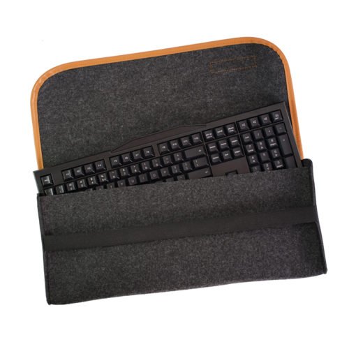 Felt Keyboard Storage Bag Dustproof Carrying Bag for 61 87 104 Key Mechanical Keyboard 3