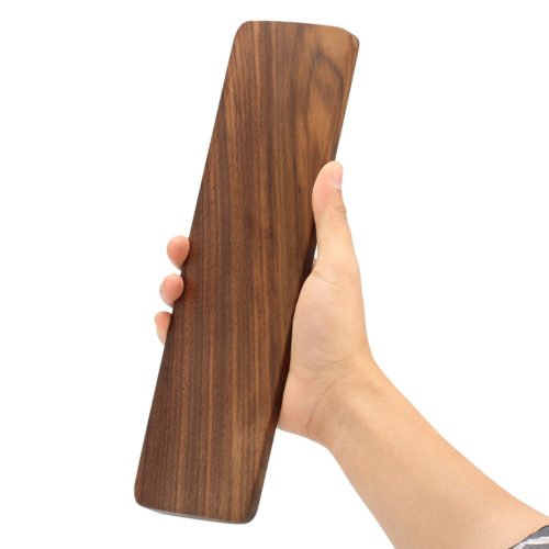 Black Walnutwood Wrist Rest Pad Keyboard Wood Wrist Protection Anti-skid Pad for 60-Key 60% Keyboard 6