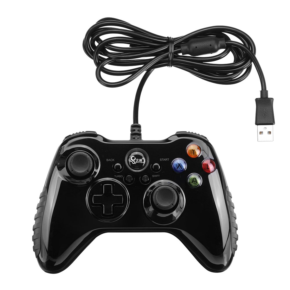 Betop BTP-2175S2 Wired Vibration Turbo Gamepad for PC PS3 Intelligent TV Android Mobile Phone 3 Betop BTP-2175S2 Wired Vibration Turbo Gamepad for PC PS3 Intelligent TV Android Mobile Phone - Image 3