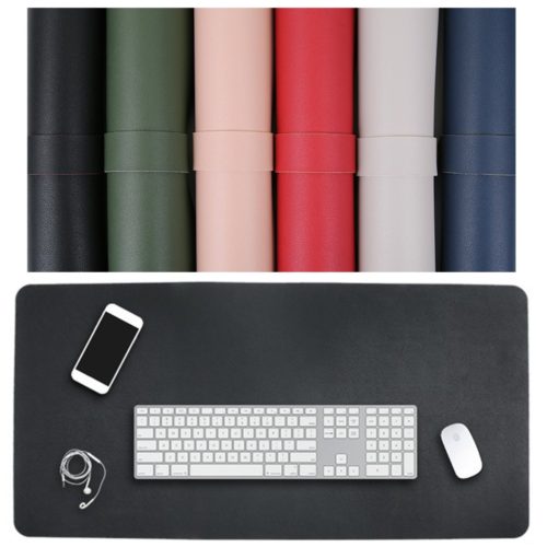 90x45cm Both Sides Two Colors PU leather Mouse Pad Mat Large Office Gaming Desk Mat 3