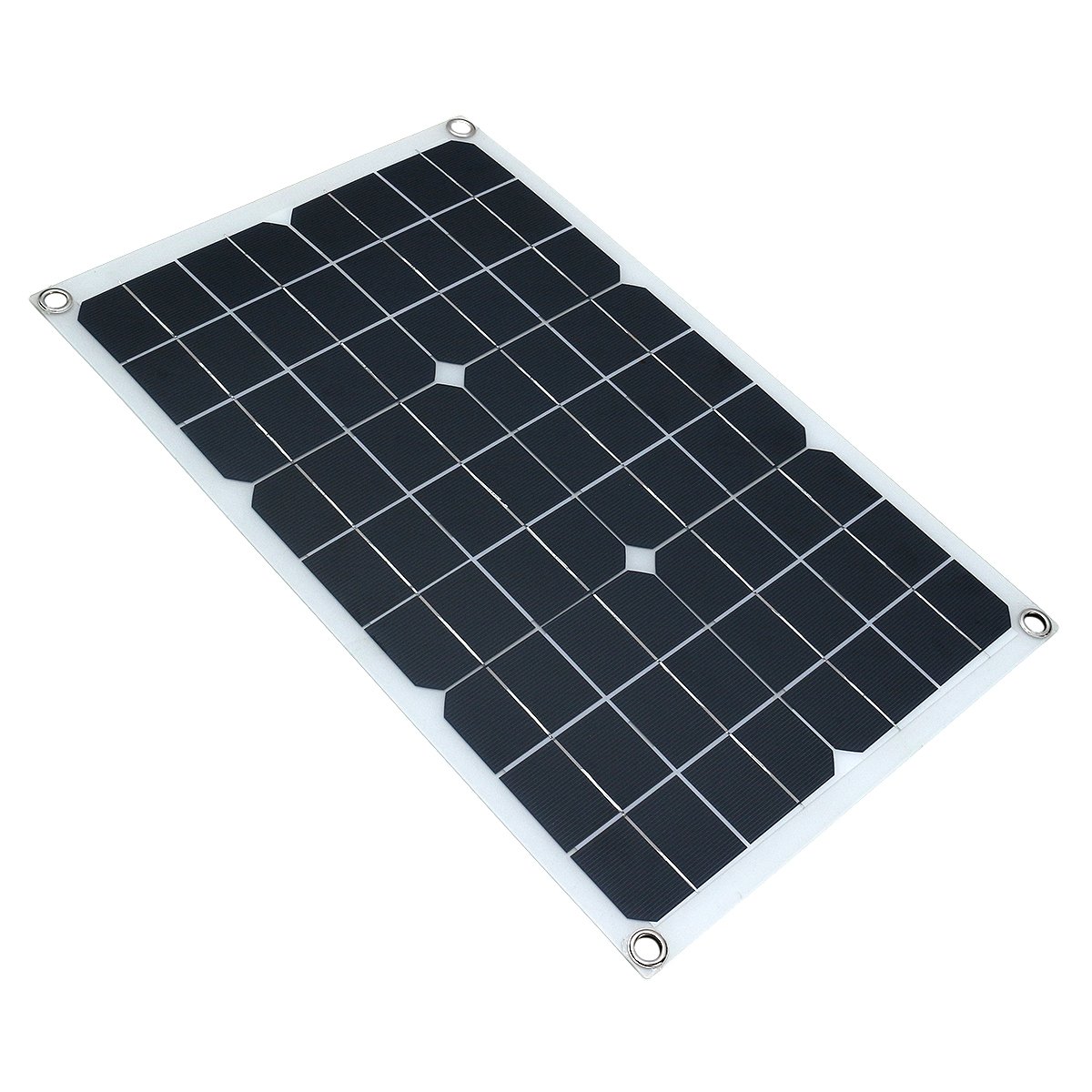 20W 18/5V 42*28cm DC Monocrystalline Solar Panel with DC5521 Battery Clip 4 20W 18/5V 42*28cm DC Monocrystalline Solar Panel with DC5521 Battery Clip - Image 4