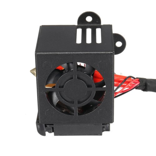 3D Printer Parts 0.4mm Nozzle Hot End Extruder Kits With Cooling Fan For Creality CR-10 11