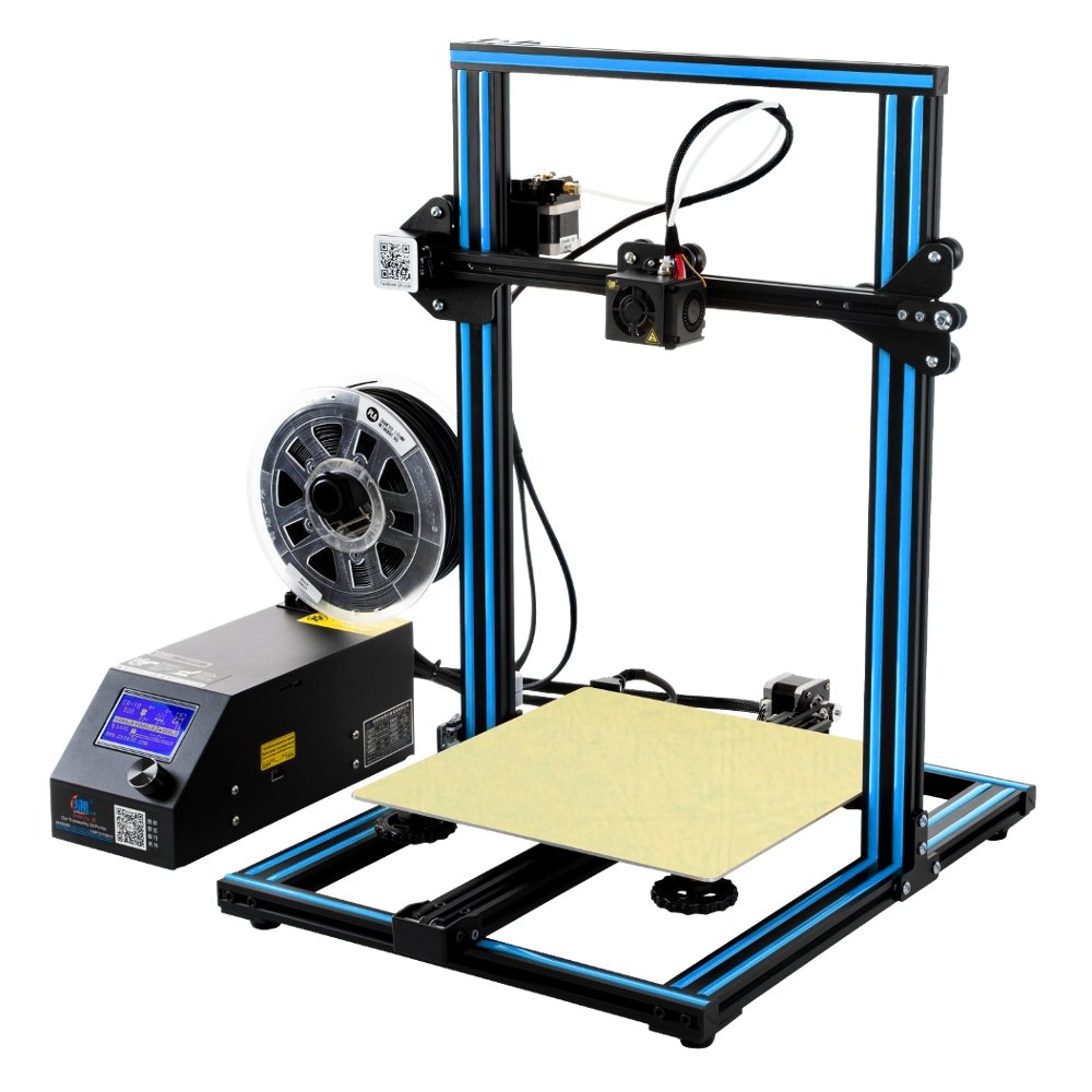 Creality 3D® CR-10 Blue DIY 3D Printer Kit 300*300*400mm Printing Size 1.75mm 0.4mm Nozzle 1 Creality 3D® CR-10 Blue DIY 3D Printer Kit 300*300*400mm Printing Size 1.75mm 0.4mm Nozzle