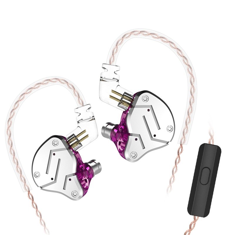 KZ ZSN HiFi Dynamic Balanced Armature Driver Hybrid Earphone Noise Cancelling 3.5mm Wire Headphone 6 KZ ZSN HiFi Dynamic Balanced Armature Driver Hybrid Earphone Noise Cancelling 3.5mm Wire Headphone - Image 6