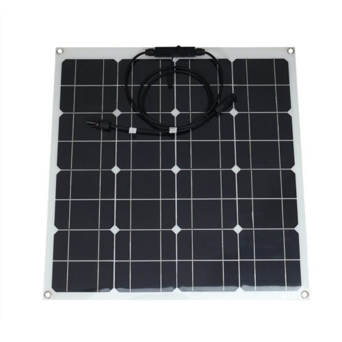 50W 560*540*2.5mm High Efficiency Portable Single Crystal Flexible Solar Panel 5