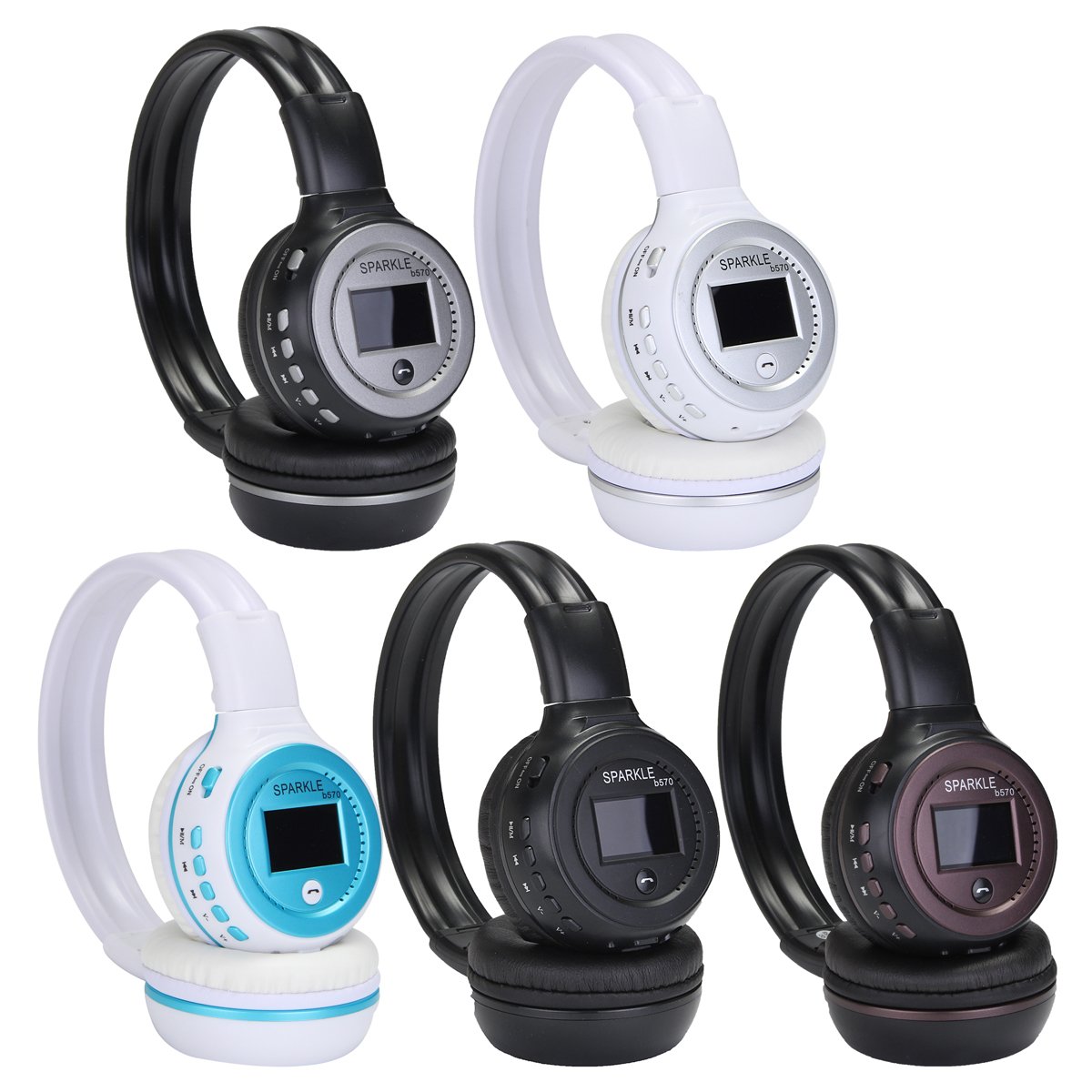 Foldable HiFi Wireless Bluetooth V4.0+EDR Stereo Headphone 2