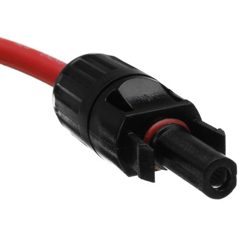 1 Pair of Black + Red 5M AWG12 MC4 Connector Extension Cable Wire for Solar Panel 8