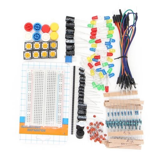 Geekcreit® Portable Components Starter Kit For Arduino Resistor / LED / Capacitor / Jumper Wire / 400 Hole Breadboard / Resistor Kit With Plastic Box 3