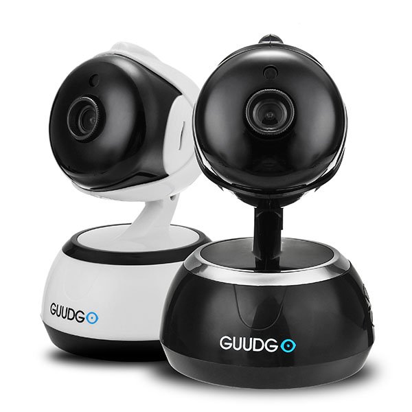GUUDGO GD-SC02 720P Cloud Wifi IP Camera Pan&Tilt IR-Cut Night Vision Two-way Audio Motion Detection Alarm Camera Monitor Support Amazon-AWS[Amazo 1
