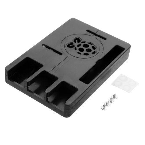 Black/White Ultra-slim V8 ABS Protective Enclosure Box Case For Raspberry Pi B+/2/3 Model B 4