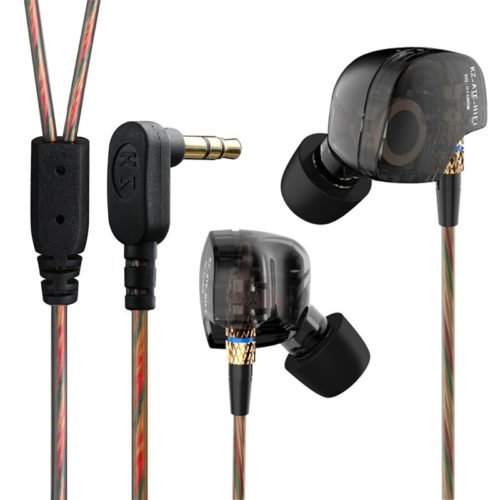 KZ ATE 3.5mm Metal In-ear Wired Earphone HIFI Super Bass Copper Driver Noise Cancelling Sports 12
