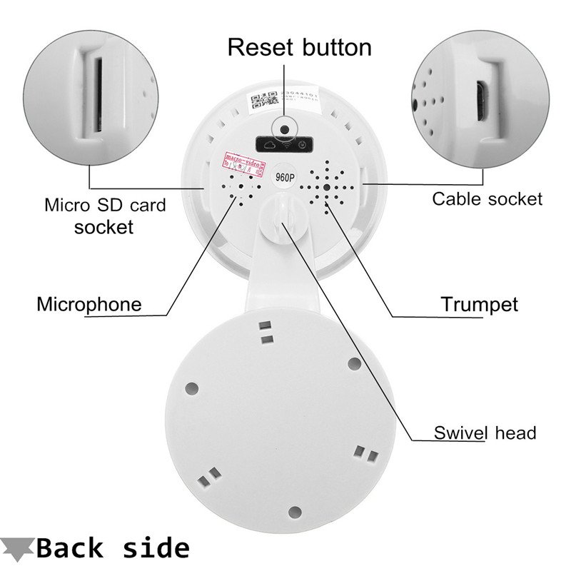 VR 360° 3D Panoramic 960P Fisheye IP Camera Wifi 1.3MP Home Security Surveillance Two Way Talk Audio 11 VR 360° 3D Panoramic 960P Fisheye IP Camera Wifi 1.3MP Home Security Surveillance Two Way Talk Audio - Image 11