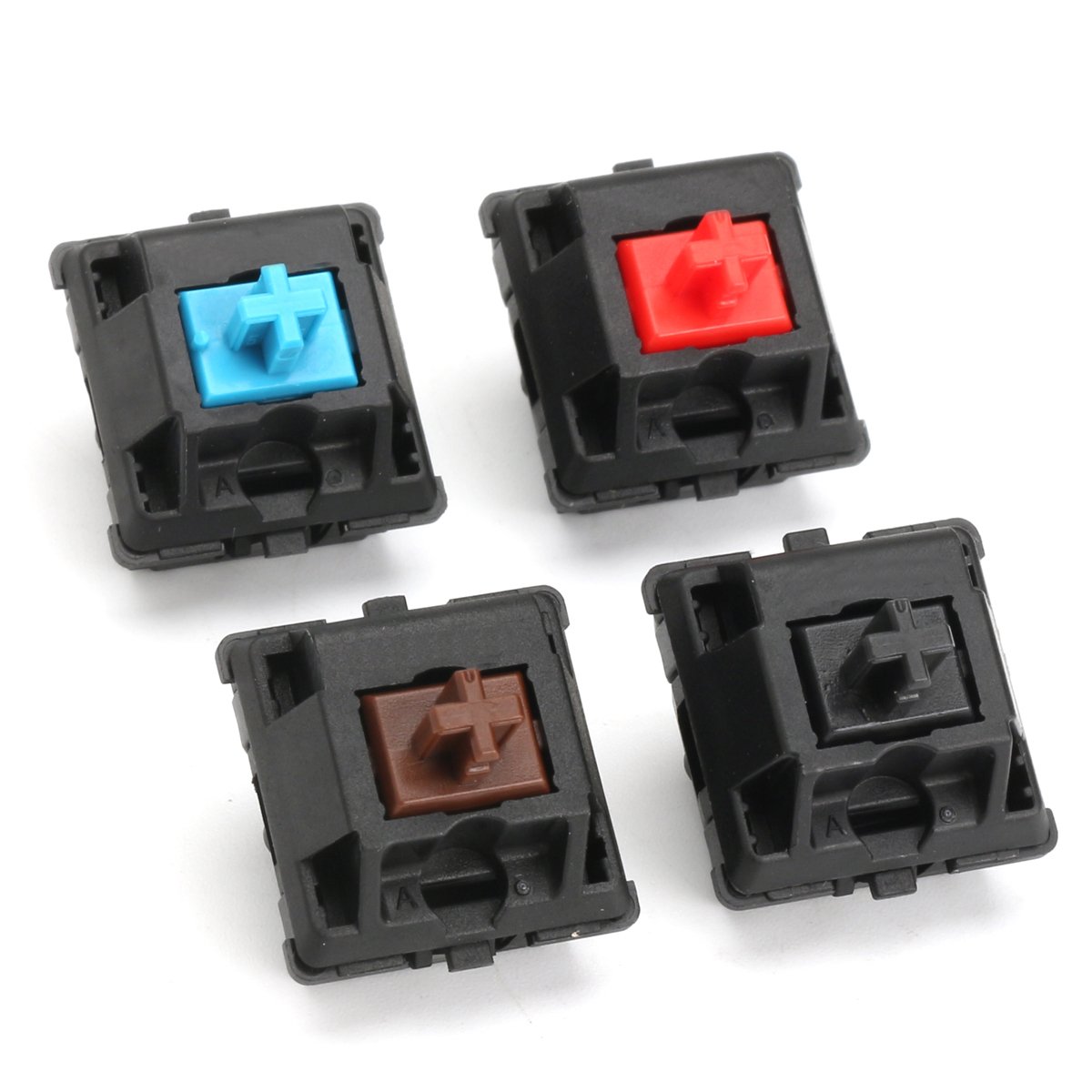 4Pcs A Set 3 Pin Brown Red Blue Black Switch For Mechanical Gaming