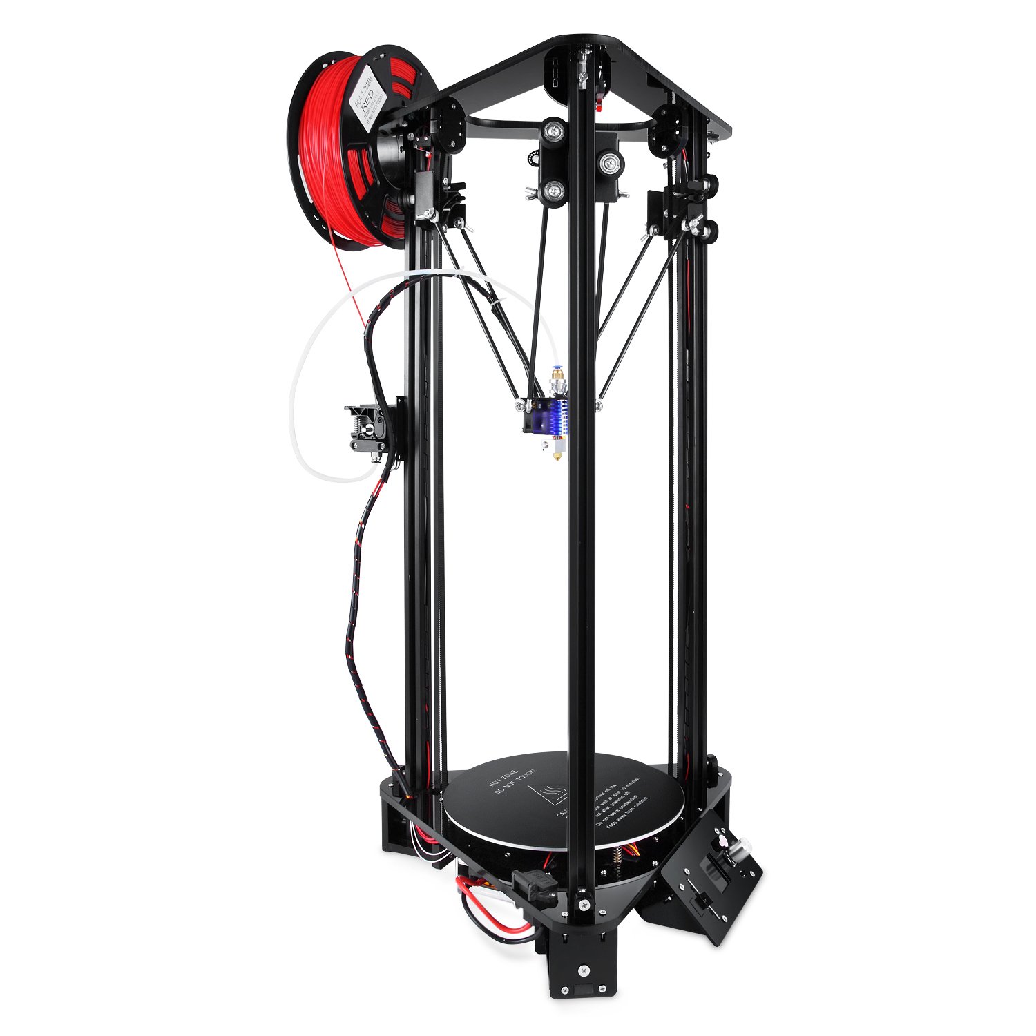EZT® T1 Delta DIY 3D Printer Kit Φ180*300*320mm Large Printer Size Support Intelligent Leveing/Auto Change Filament/Multi Language to Swich with 1.75m 2 EZT® T1 Delta DIY 3D Printer Kit Φ180*300*320mm Large Printer Size Support Intelligent Leveing/Auto Change Filament/Multi Language to Swich with 1.75m - Image 2