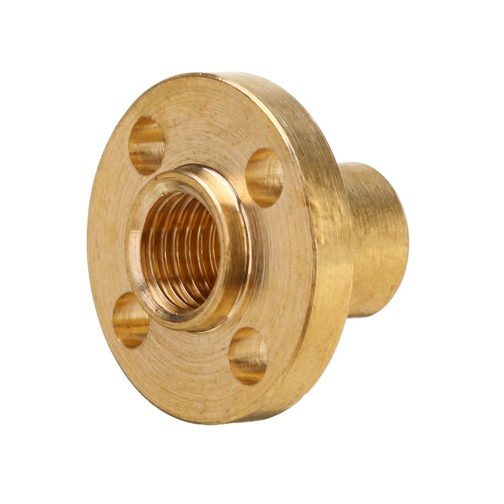 3D Printer T8 1/2/4/8/10/12mm Copper Lead Screw Nut For Stepper Motor Lead Screw 8mm Thread 5 3D Printer T8 1/2/4/8/10/12mm Copper Lead Screw Nut For Stepper Motor Lead Screw 8mm Thread - Image 5