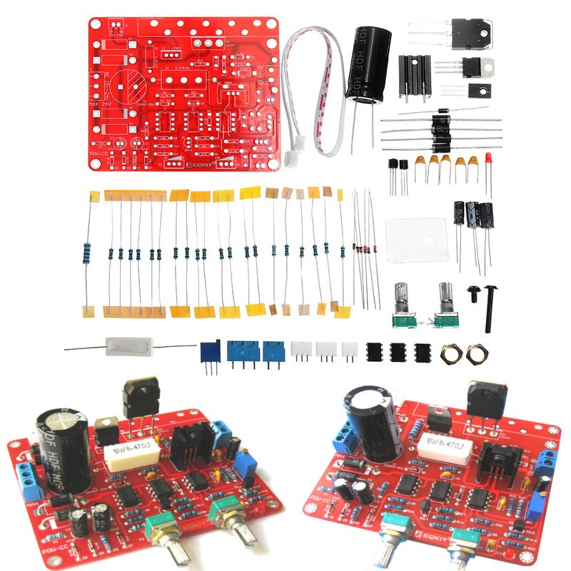 EQKIT® Constant Current Power Supply Module Kit DIY Regulated DC 0-30V 2mA-3A Adjustable 2