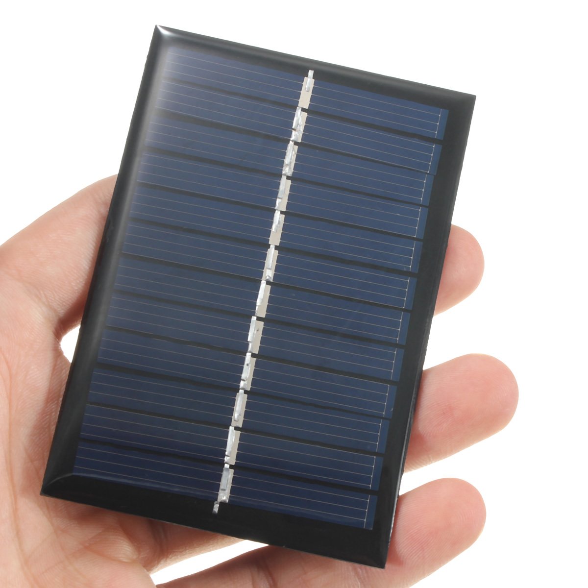 2PCS 6V 100mA 0.6W Polycrystalline Mini Epoxy Solar Panel Photovoltaic Panel 1
