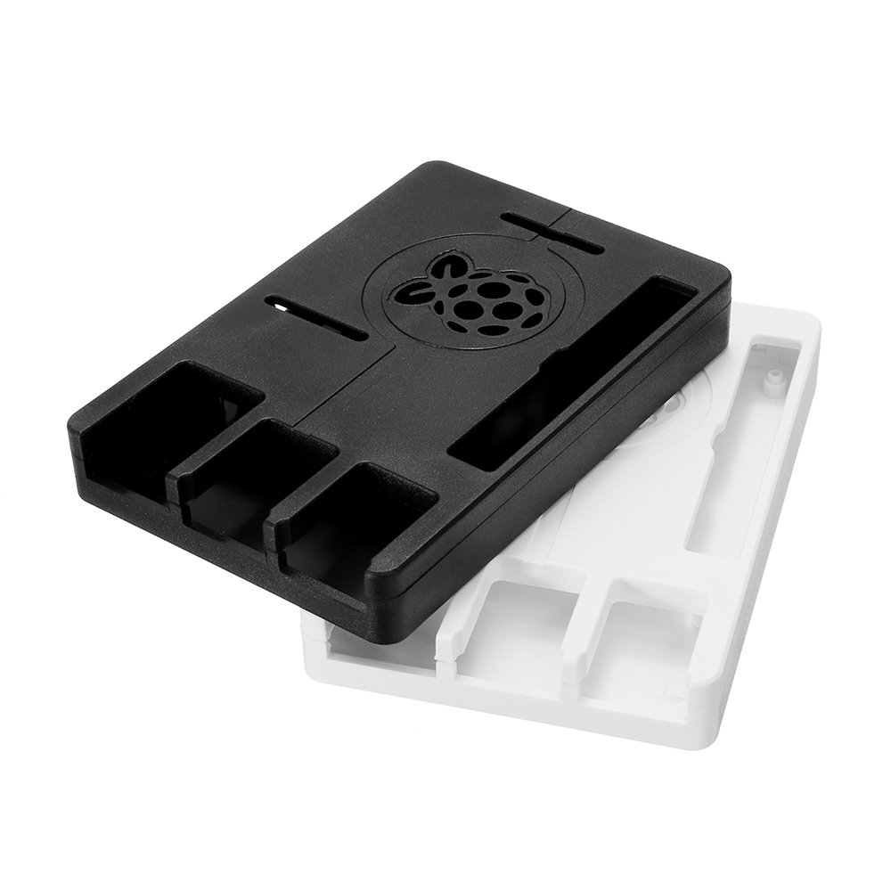 Black/White Ultra-slim V8 ABS Protective Enclosure Box Case For Raspberry Pi B+/2/3 Model B 2 Black/White Ultra-slim V8 ABS Protective Enclosure Box Case For Raspberry Pi B+/2/3 Model B - Image 2