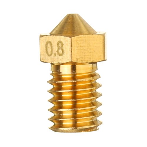 TRONXY® V6 0.2/0.3/0.4/0.5/0.6/0.8mm M6 Thread Brass Extruder Nozzle For 3D Printer Parts 33