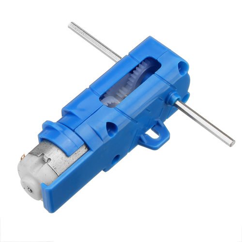 1:28 Transparent/Blue/Orange Hexagonal Axis 130 Motor Gearbox for DIY Chassis Car Model 11