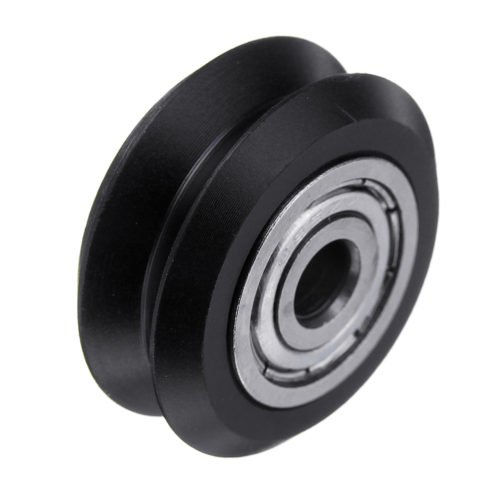 Flat / V Type Plastic/Stainless Steel Pulley Concave Idler Gear With Bearing for 3D Printer 4