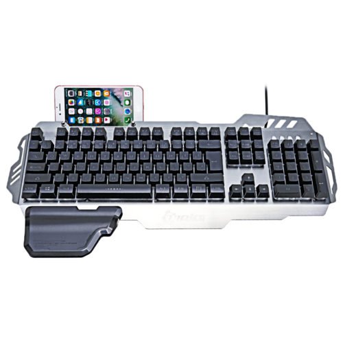PK-900 104 Keys USB Wired Backlit Mechanical-Handfeel Gaming Keyboard 1