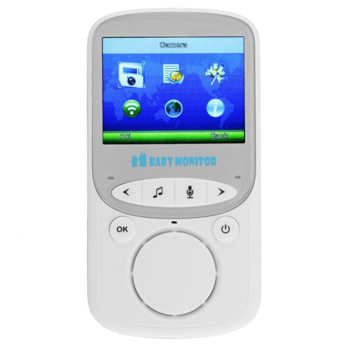 Wireless Baby Monitors 2.4GHz Color LCD Audio Talk Night Vision Video Temperature Music Player 8