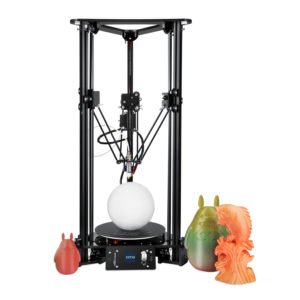 EZT® T1 Delta DIY 3D Printer Kit Φ180*300*320mm Large Printer Size Support Intelligent Leveing/Auto Change Filament/Multi Language to Swich with 1.75m