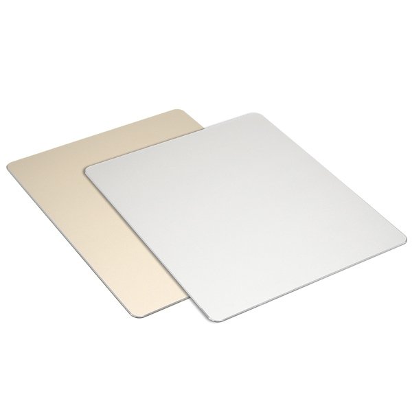Metal Aluminum Alloy Slim 220x180x2 mm Mouse Pad With Non-slip Rubber Base 1