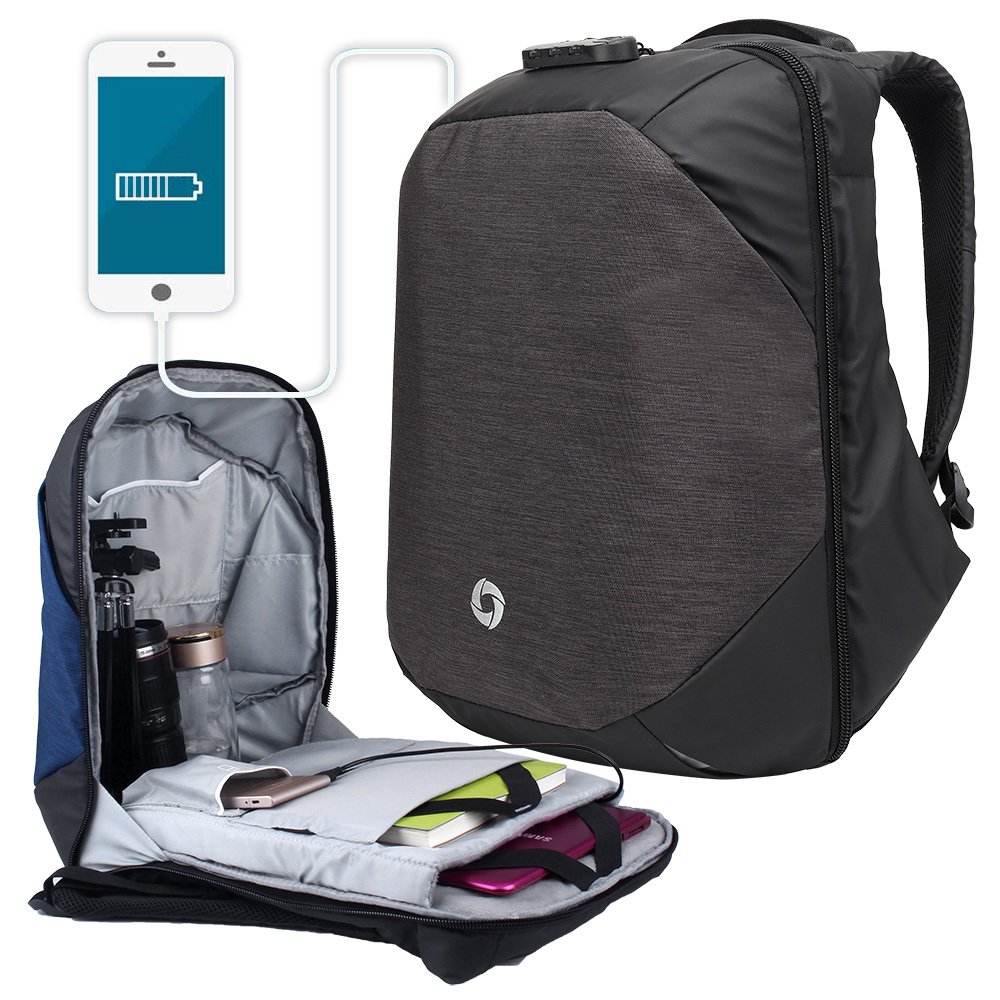 YINGNUO BO-08 Waterproof Shockproof Pickproof Lock Camera Tripod Laptop Storage Bag Backpack 2