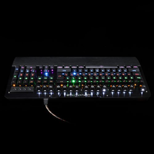 104Keys Blue Switch LED Backlight Mechanical Gaming Keyboard With Hand Holder USB Wired 4