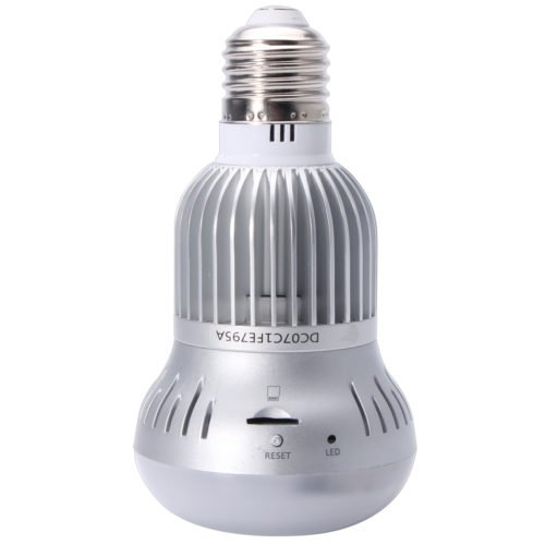 360° Wireless WiFi HD 1080P Light Bulb IP Security Camera Panoramic Motion Detect Two Way Audio 5