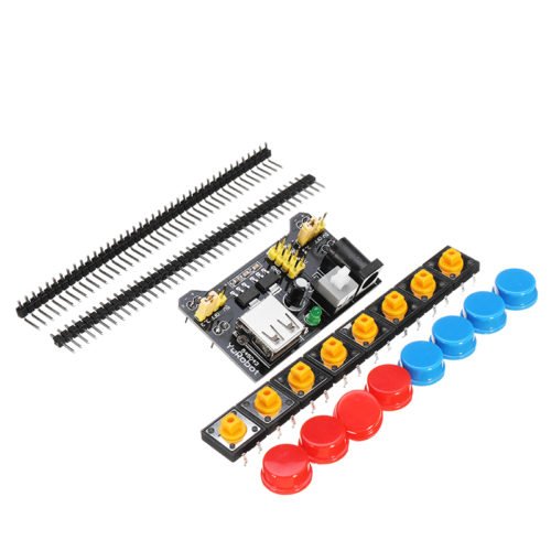 Electronic Components Super Kit With Power Supply Module Resistor Dupont Wire For Arduino With Plastic Box Package 6
